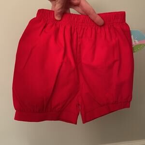 Zucchini kids red corduroy banded shorts NWT size 4